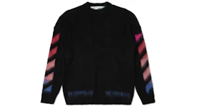 OFF-WHITE Diag Brushed Sweater Black/Multicolor