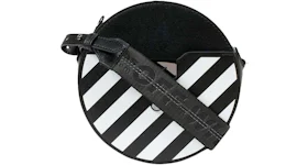 OFF-WHITE Diag Round Bag Black/White