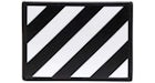 OFF-WHITE Diag Saf Binder Card Holder Black/White