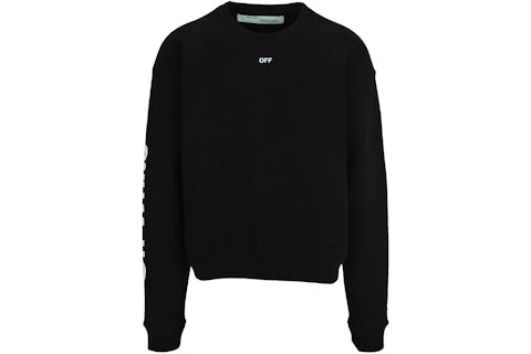 OFF-WHITE Diag Skulls Graphic Sweatshirt Back/White/Blue Men's