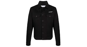Off-White Diag-Stripe Denim Jacket Black/White