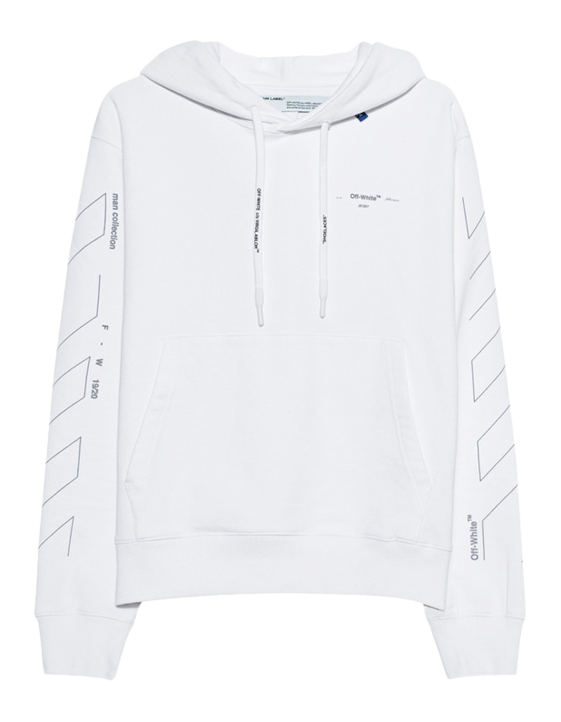 off white reflective hoodie