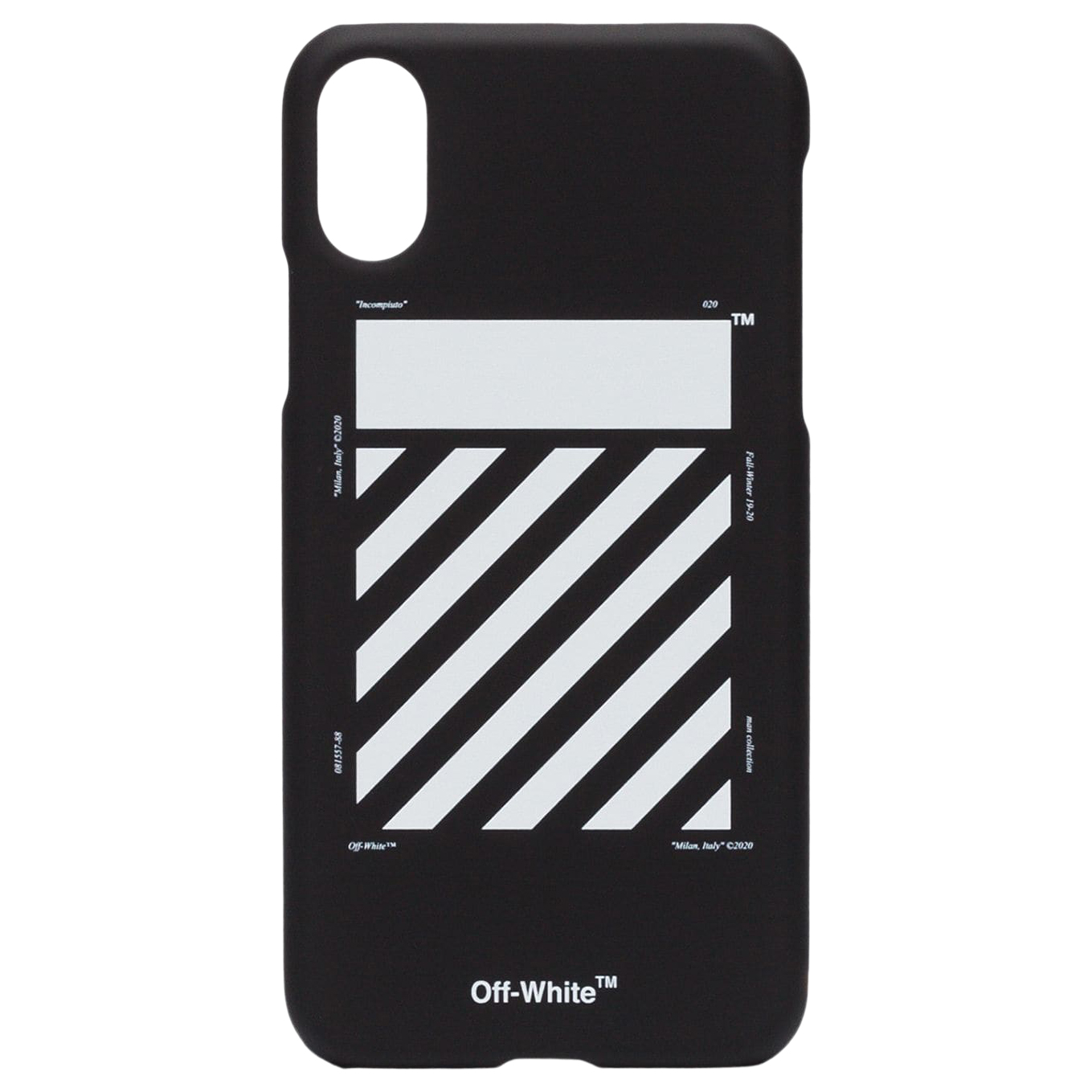 OFF-WHITE Diag iPhone XS Max Case Black/White - FW19 - US