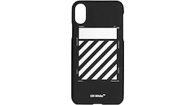 OFF-WHITE Diag iPhone XS Max Case Black/White