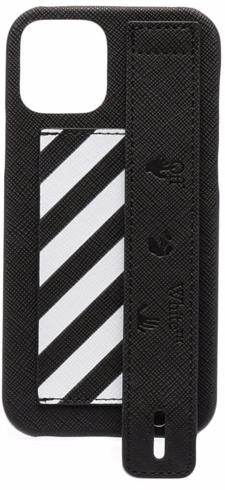 OFF-WHITE Diag with Strap iPhone 12 Case Black/White Men's - SS21 - US