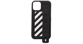 OFF-WHITE Diag with Strap iPhone 12 Case Black/White