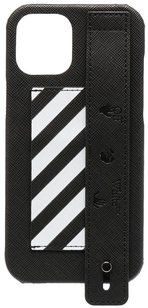 OFF-WHITE Diag with Strap iPhone 12 Pro Max Case Black/White Men's ...