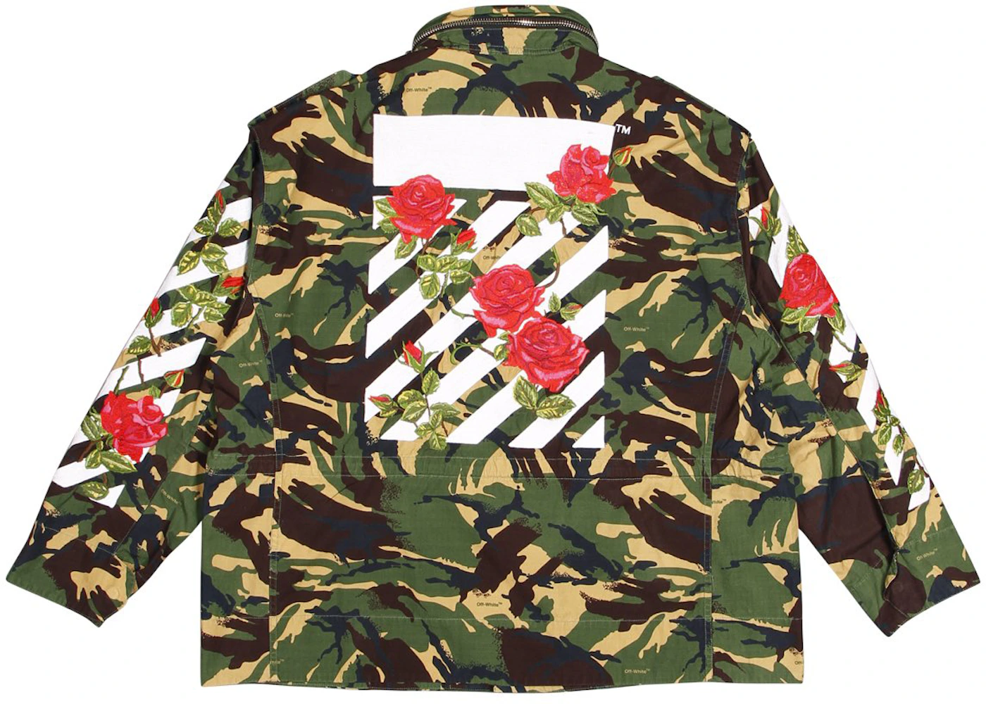 Off white top jacket rose