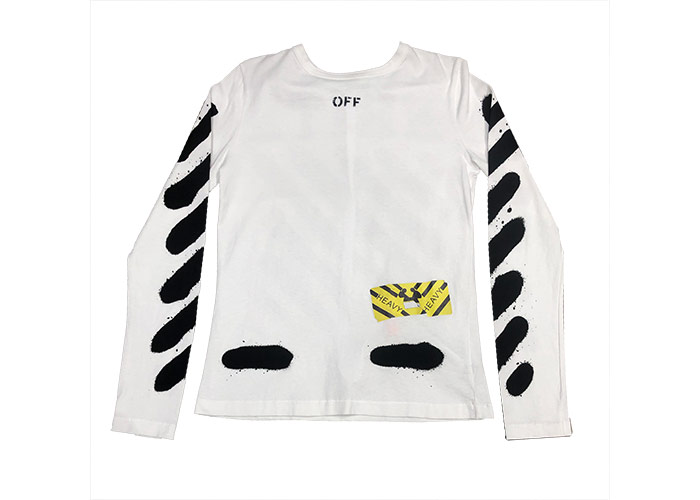 off white spray paint long sleeve