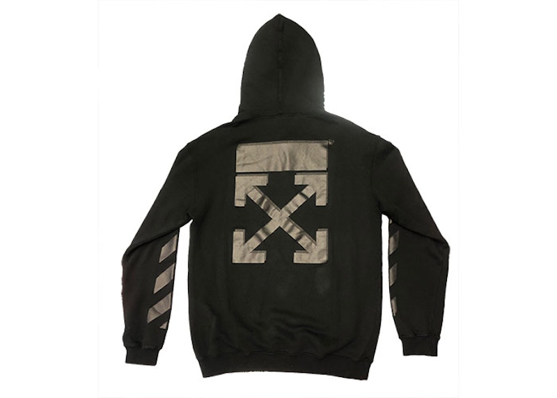 Off white split 2025 stripe pullover hoodie