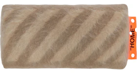 Off-White Diagonals Small Cushion Taupe Beige
