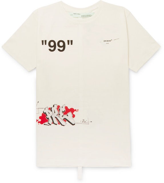 Off-White c/o Virgil Abloh Oversize Impressionism T-shirt in White for Men