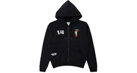 OFF-WHITE Dondi White Woman Zip Up Hoodie Black/Multicolor