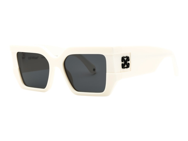 Pre-owned Off-white Offwhite Dover Sunglasses In White Dark Grey (oeri148s25pla0010107)