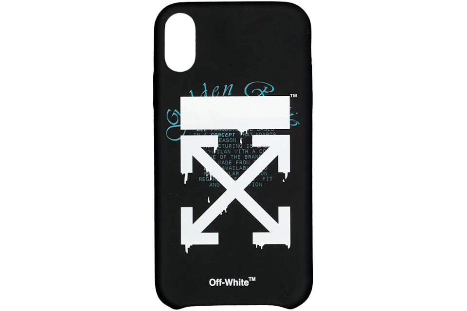 OFF-WHITE Dripping iPhone XR Case Black/White
