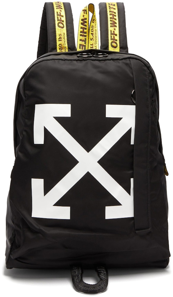 OFF-WHITE Easy Backpack Yellow in Polymide Gunmetal