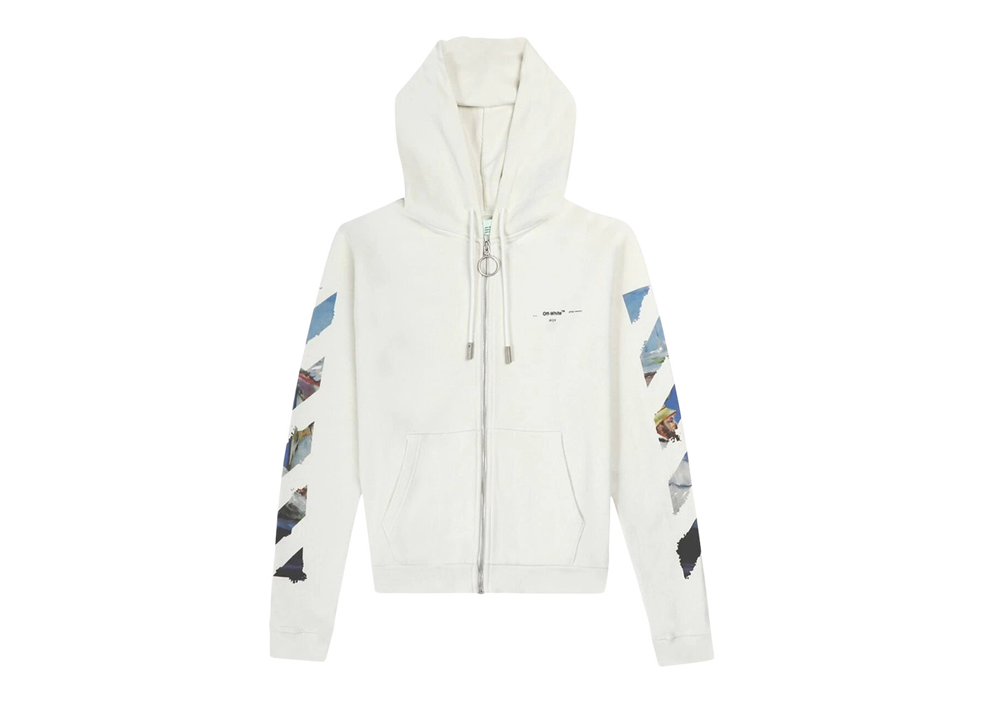 トップスOff-white Caravaggio Arrows Zipup hoodie