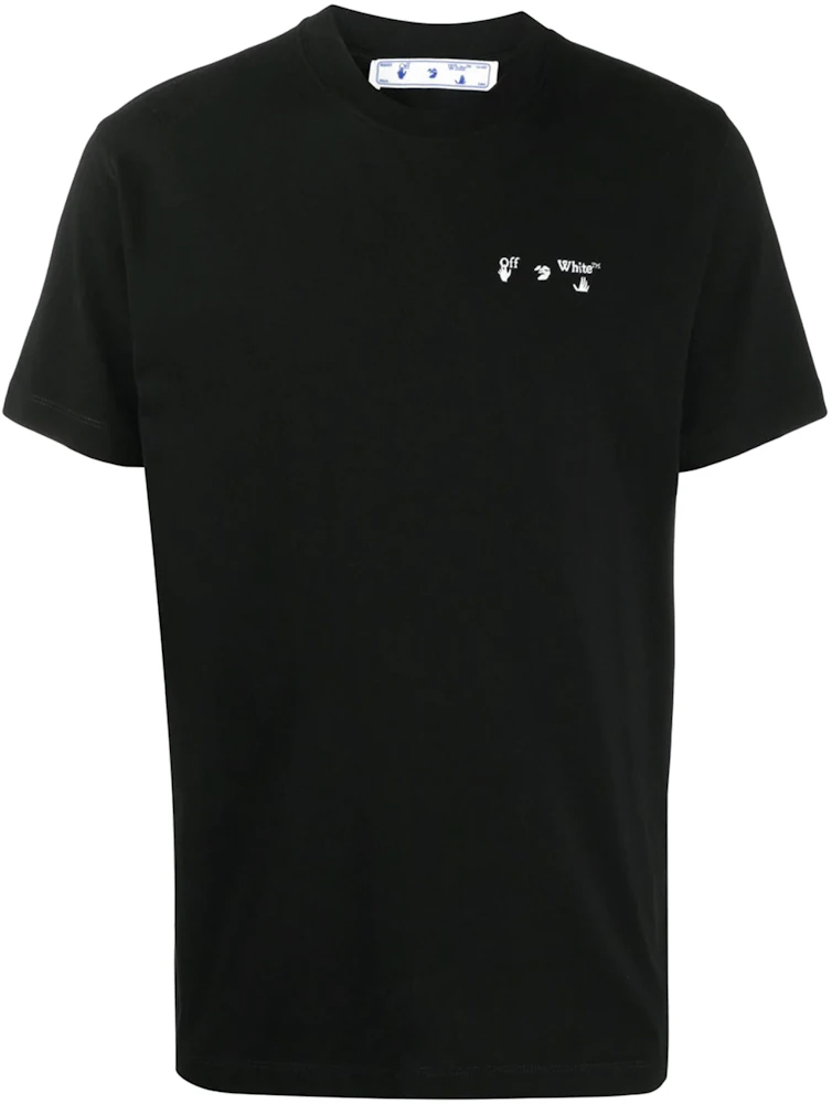 OFF-WHITE Embrodered T-Shirt Black Men's - SS20 - US