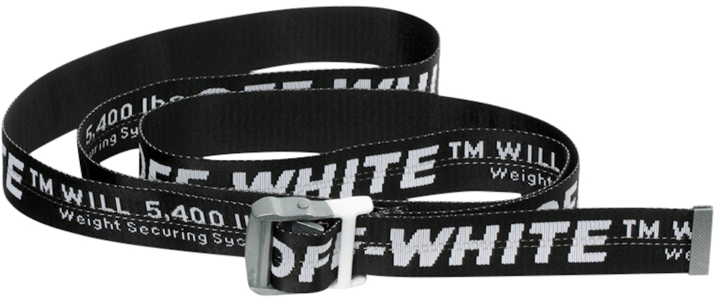 verden Undervisning Kategori OFF-WHITE Exclusive Industrial Belt (SS19) Black/White - SS19
