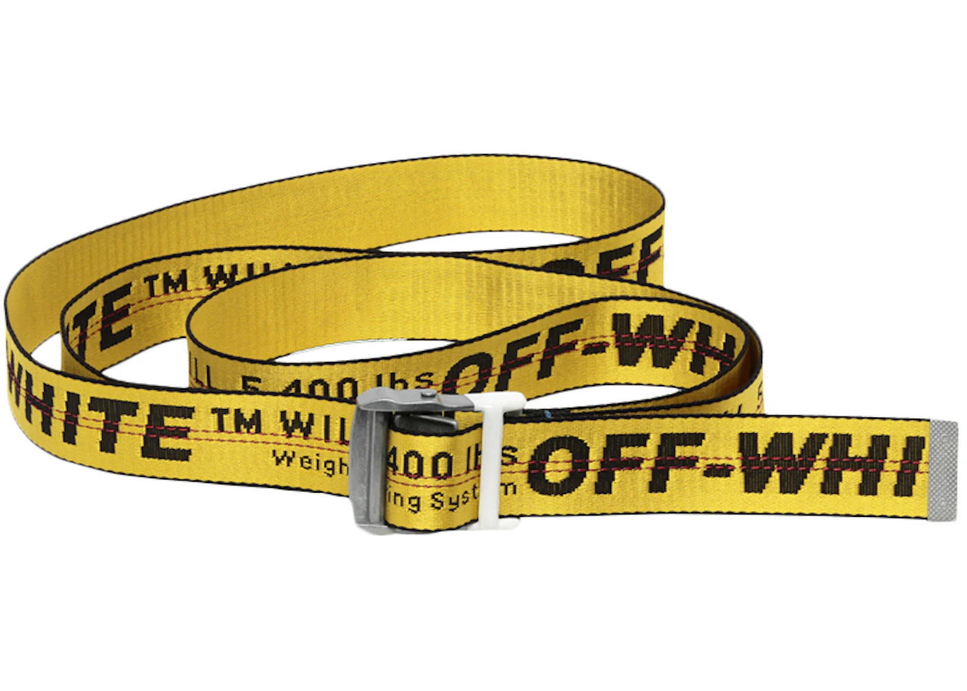 OFF-WHITE Exclusive Industrial Belt (SS19) Yellow/Black Men's - SS19 - US