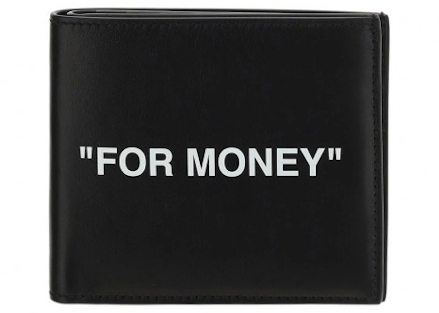 FOR MONEY Bifold Wallet in black