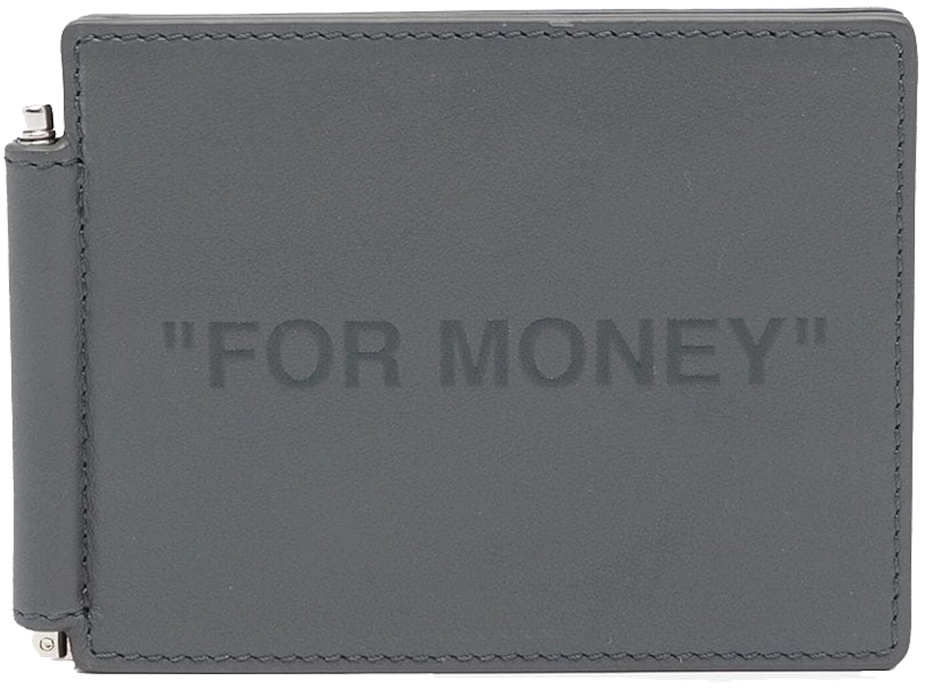 Graphic Image Men's Two-Tone Goat Leather Wallet w/ Money Clip Taupe