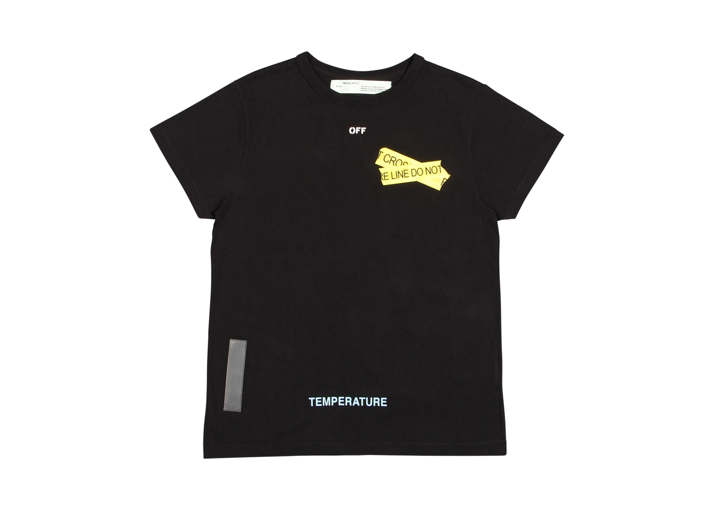 OFF-WHITE Firetape S/S T-Shirt Black - SS18 Men's - US