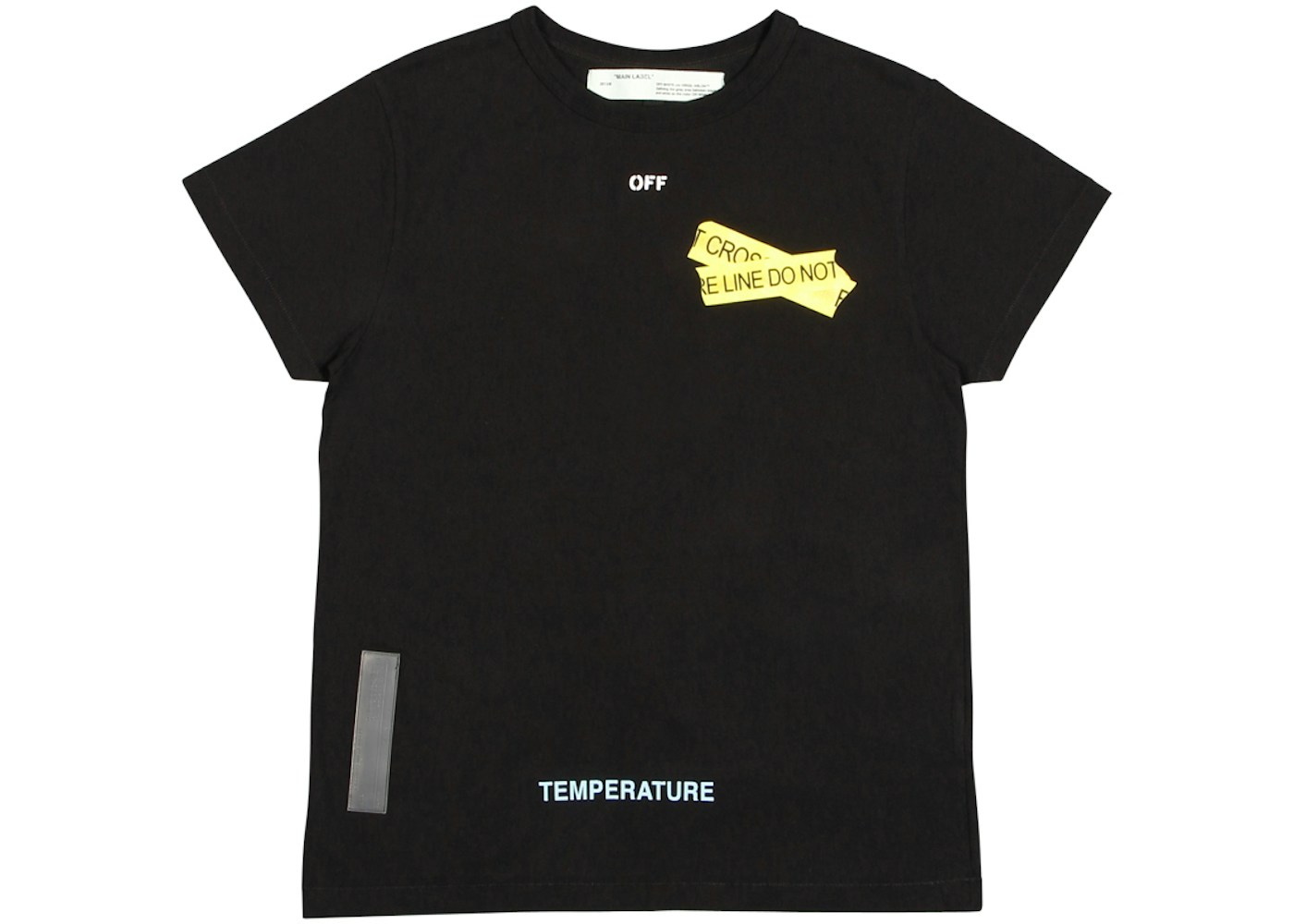 Off White Firetape S S T Shirt Black Ss18 Off White Firetape S S T Shirt Black Ss18