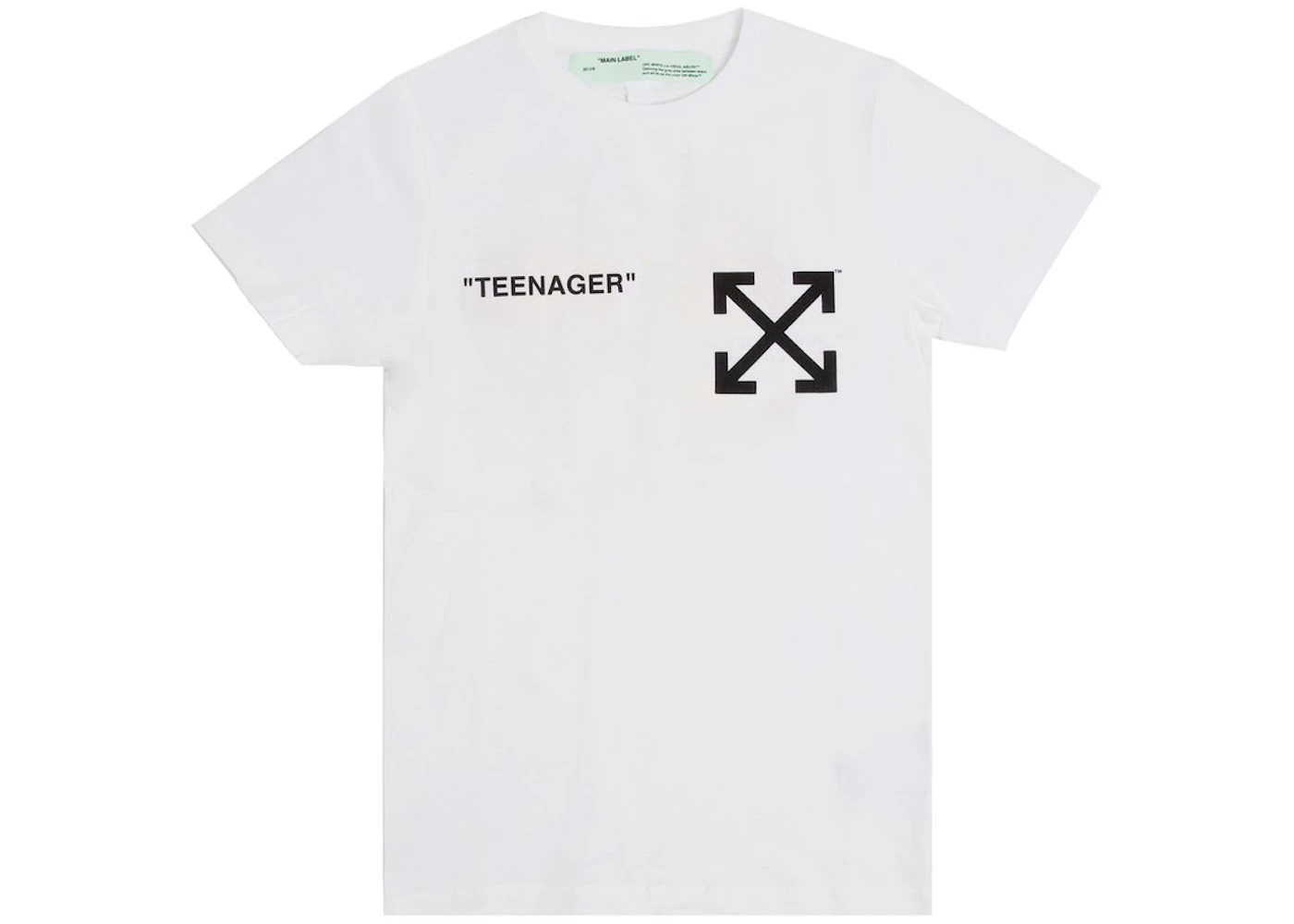 Off white teenager t shirt best sale