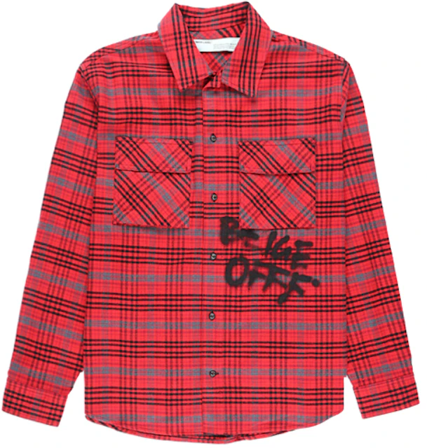 OFF-WHITE Flannel Red/Black -