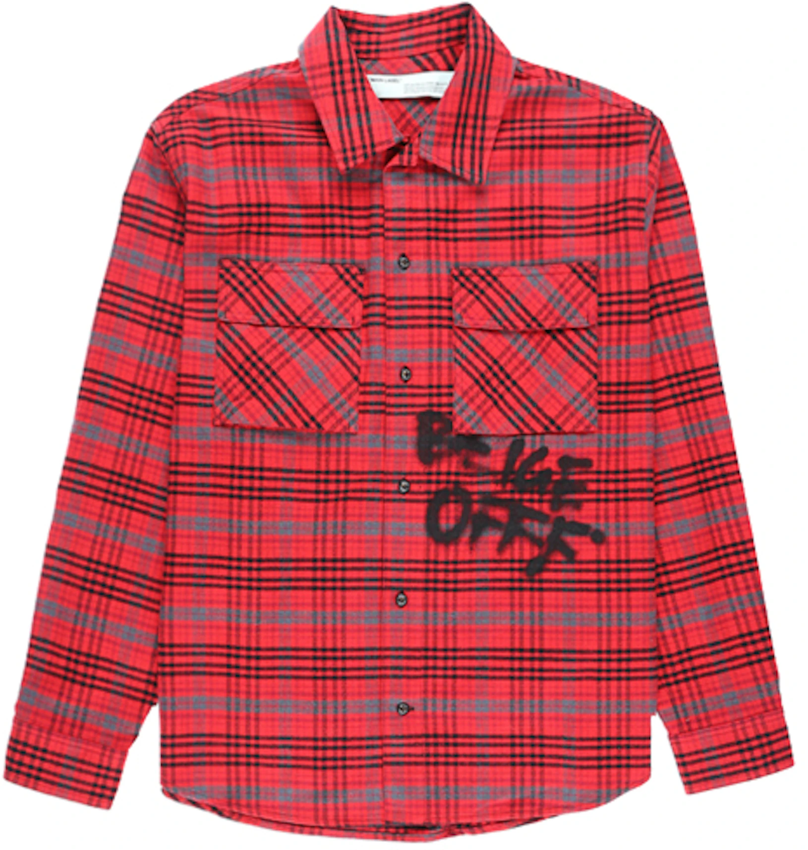 Checked Shirt Off White | vlr.eng.br