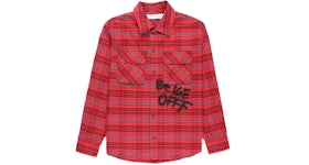 OFF-WHITE Flannel Shirt Red/Black