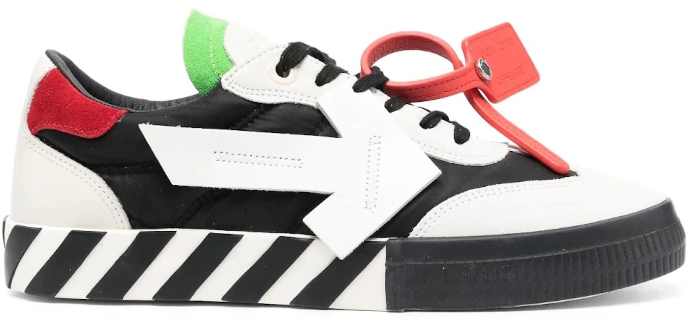 Off-White Black & White Vulcanized Arrow Sneakers