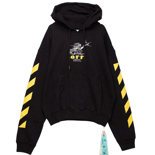 OFF WHITE Free Spirit Wizard Hoodie Black Men s FW20 US