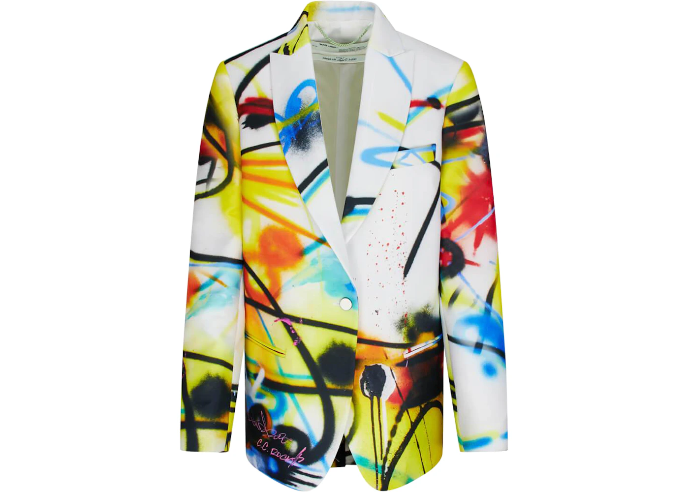 OFF-WHITE Futura Tomboy Blazer Jacket Multicolor - SS20 - US
