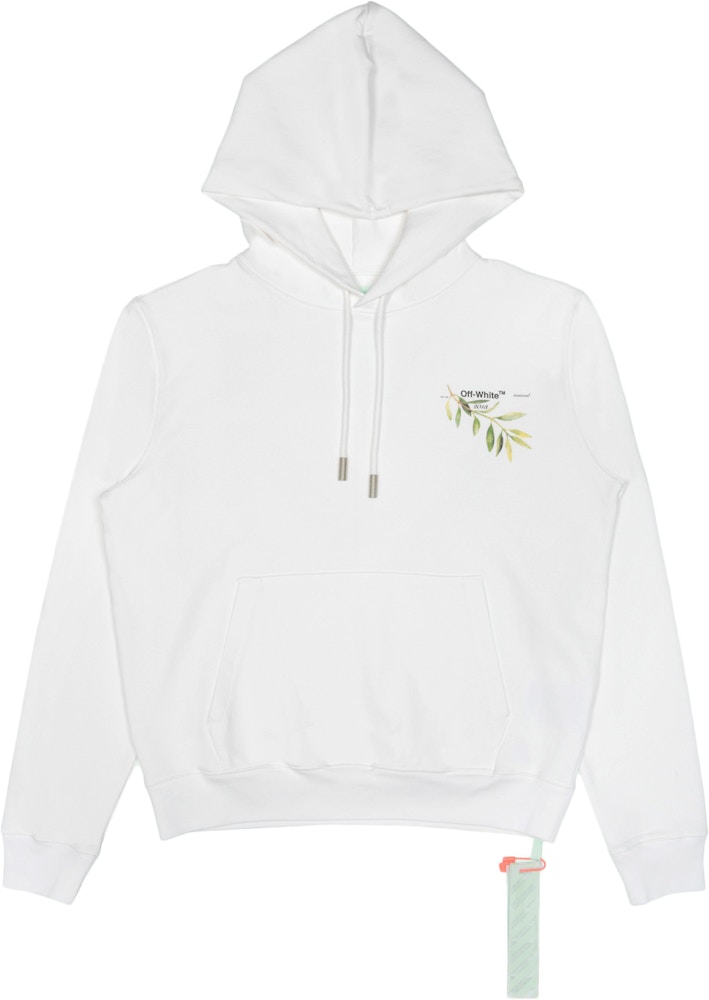 OFF-WHITE Roma Graphic Leaf Hoodie White/Multicolor SS19