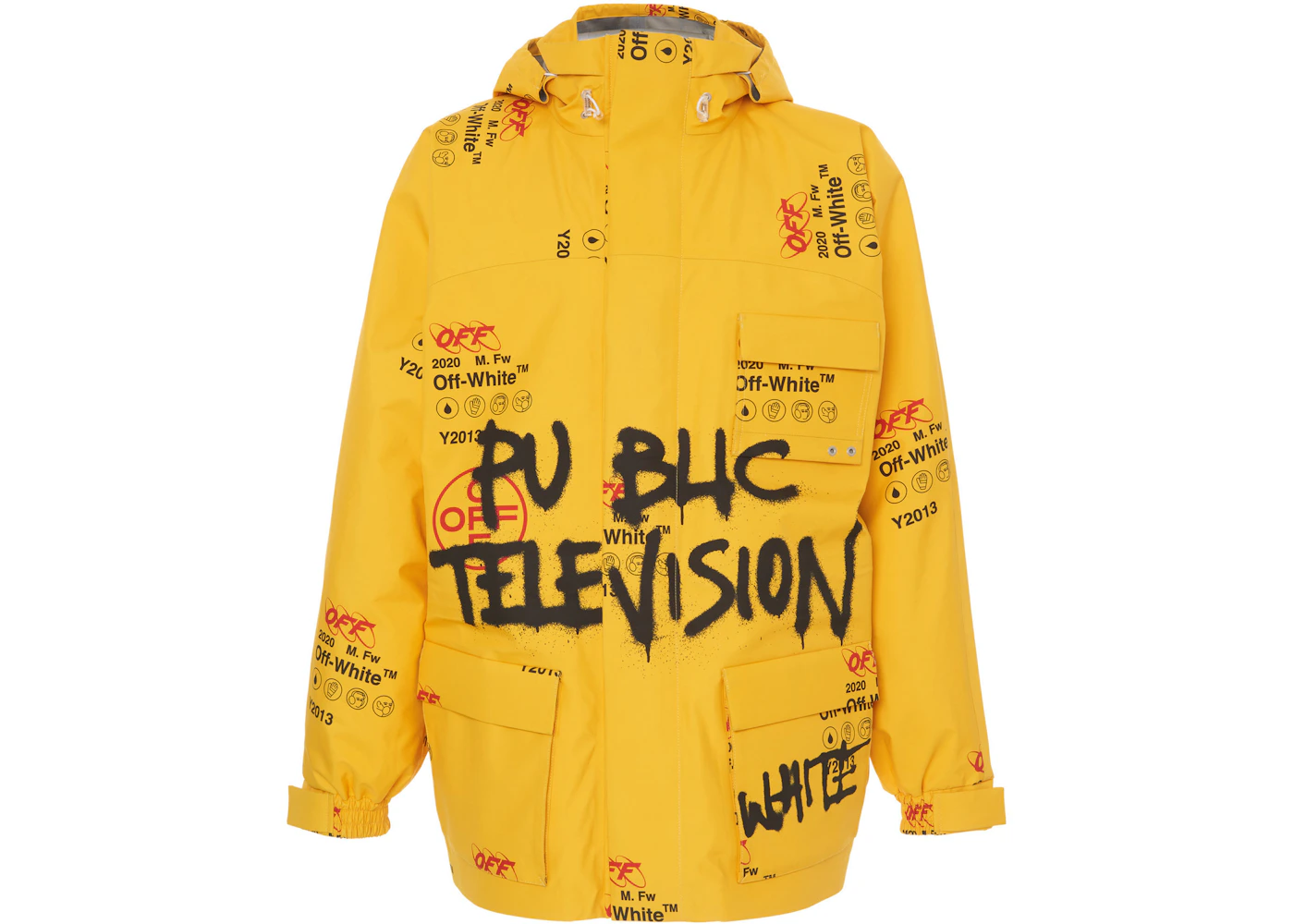 Off white yellow coat Clearance