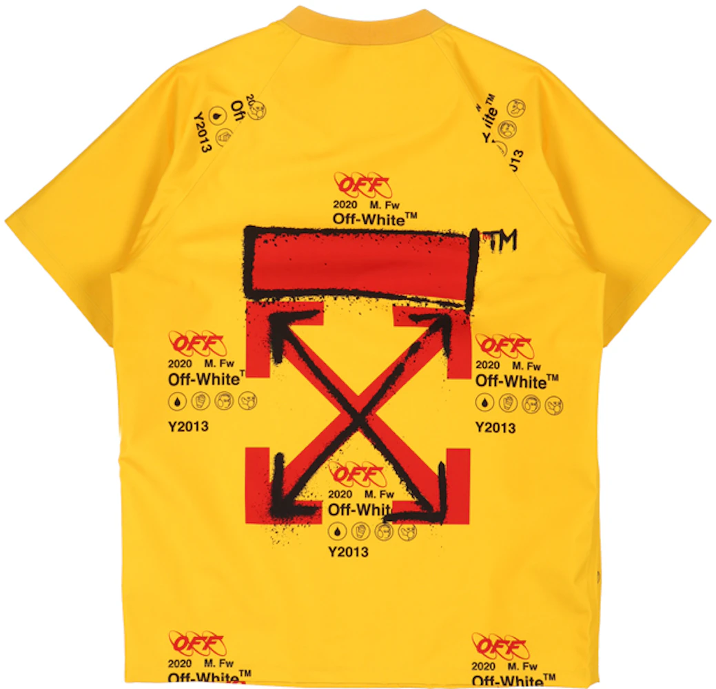 OFF-WHITE Goretex T-Shirt Yellow/Multicolor Men's - FW19 - US