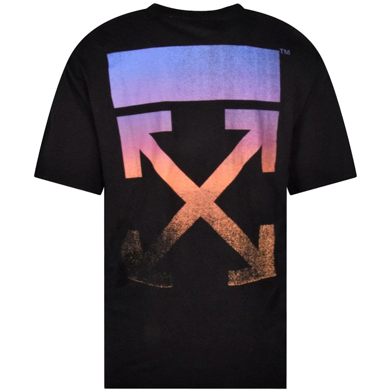 Pre-owned Off-white Gradient Arrows T-shirt Black