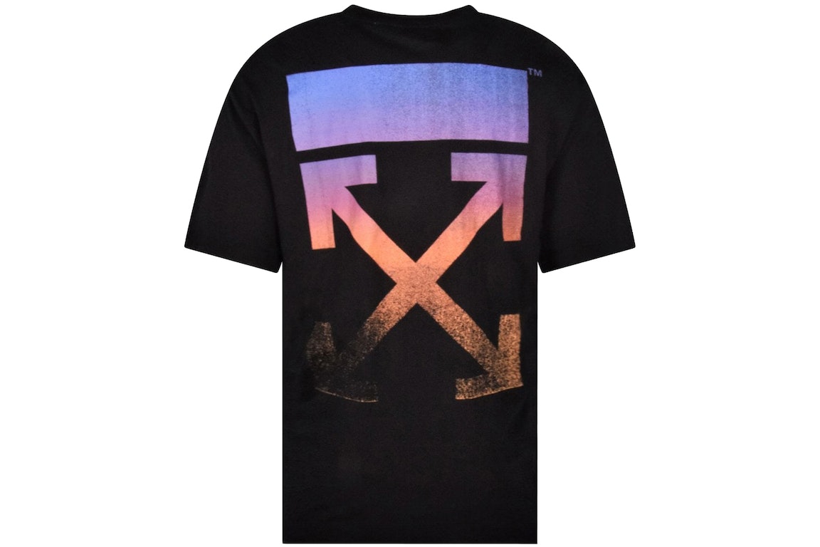 Pre-owned Off-white Gradient Arrows T-shirt Black