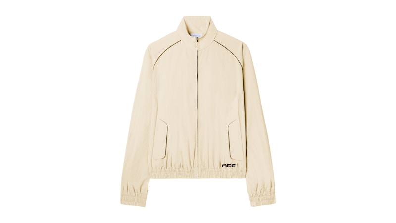 OFF-WHITE Gray Off Split Track Jacket Neutrals