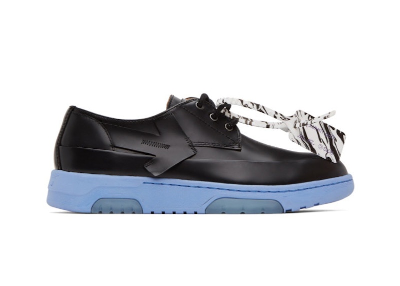 Pre-owned Off-white Men's Offwhite Half Half Sneakers In Black/light Blue