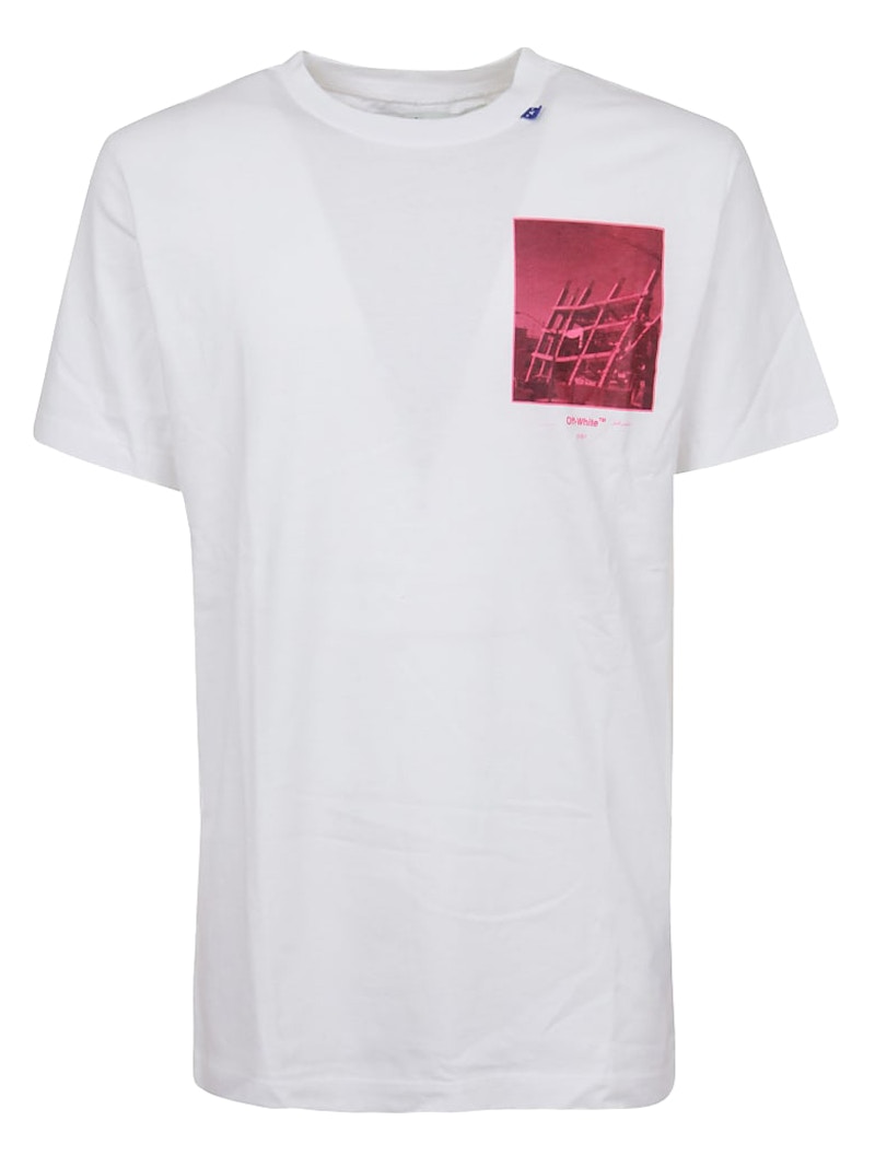 off white pink arrow t shirt