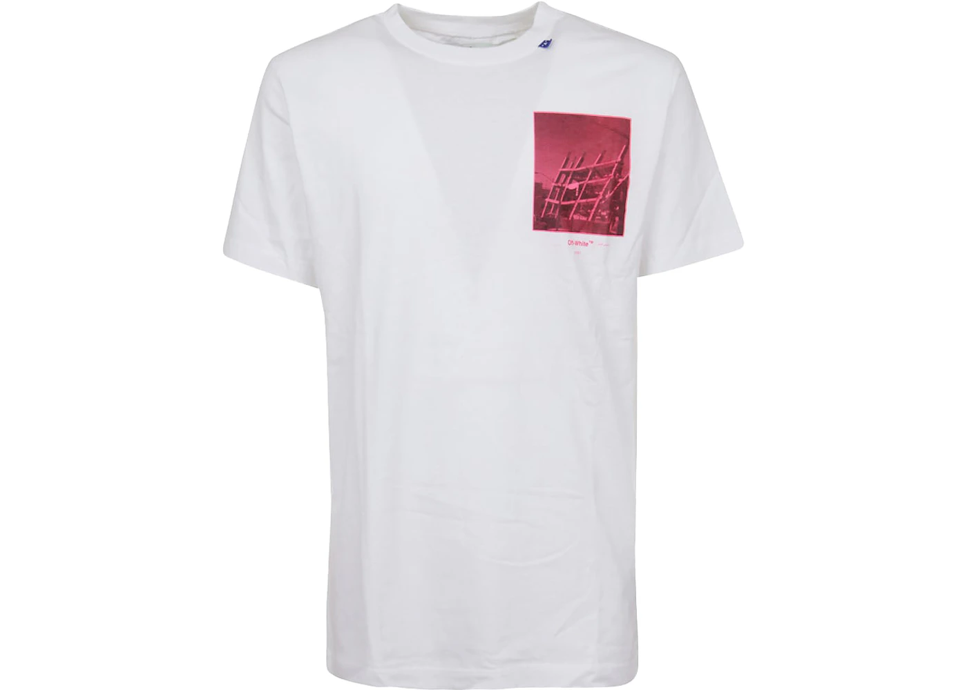 OFF-WHITE Halftone Arrows T-Shirt White/Pink Men's - FW19 - US
