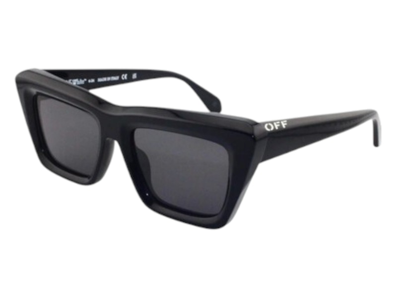 Pre-owned Off-white Offwhite Hampton Sunglasses In Black Dark Grey (oeri13lf24pla0011007/fr)