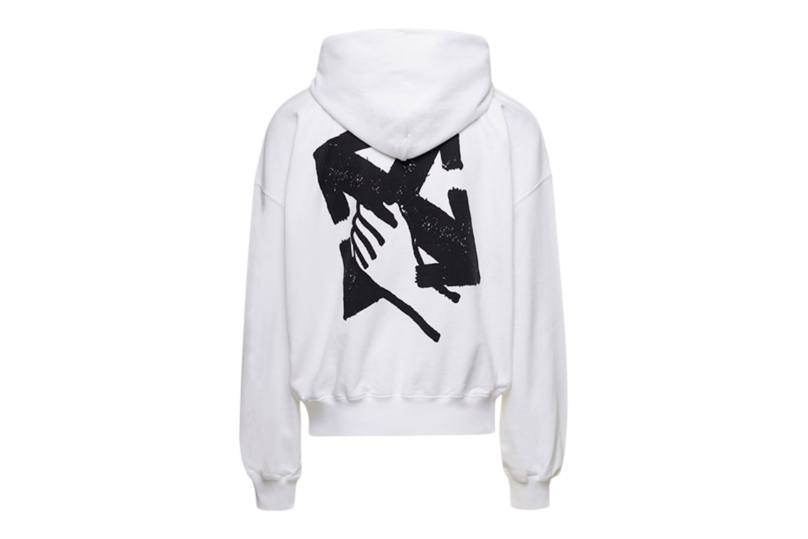 Pre-owned Off-white Hand Arrow Boxy Hoodie White/black