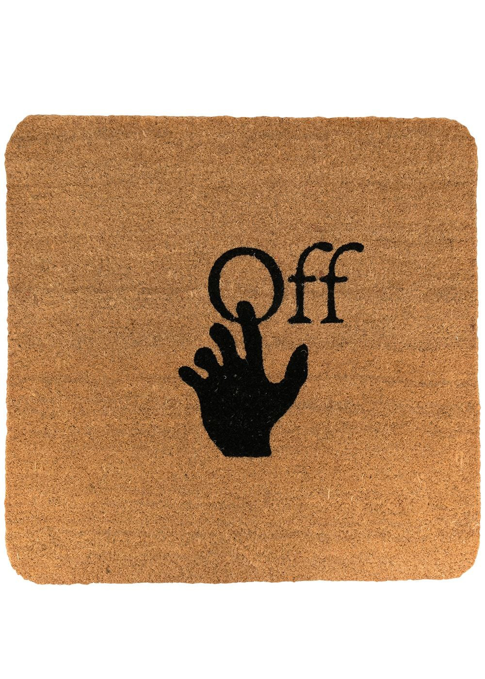 OFF-WHITE Hand Logo Doormat - US