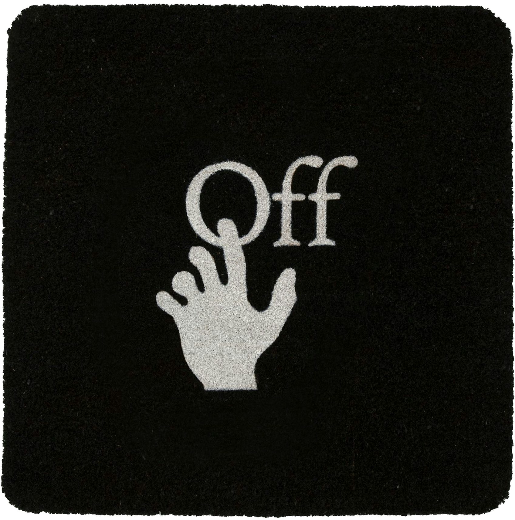 OFF-WHITE Swimming Man Logo Doormat - US