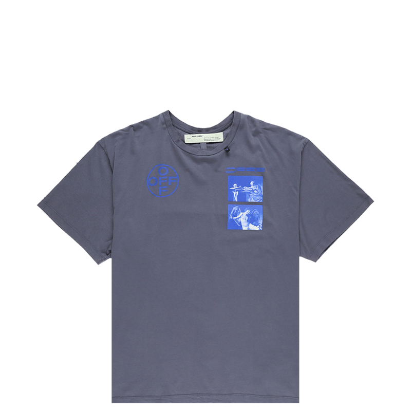 OFF-WHITE Hardcore Caravaggio OS Tee Blue/Indigo Men