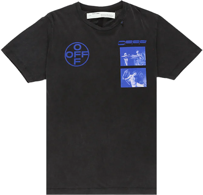 OFF-WHITE Hardcore Caravaggio T-shirt (FW 19) Black/Blue Men's - FW19 - US